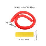 Maxbell Pool Noodle Portable Outdoor Water Game Toy Multipurpose Swim Buoyancy Stick Red Yellow