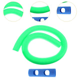 Maxbell Pool Noodle Portable Outdoor Water Game Toy Multipurpose Swim Buoyancy Stick Green Blue