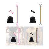 Maxbell Chest Expander Resistance Bands Chest Exercise for Training Gym Home Fitness Pink