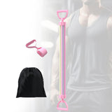 Maxbell Chest Expander Resistance Bands Chest Exercise for Training Gym Home Fitness Pink
