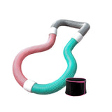 Maxbell Weighted Fitness Hoop Sports Entertainment Spring Hoop for Travel Gym Adults