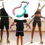 Maxbell Weighted Fitness Hoop Sports Entertainment Spring Hoop for Travel Gym Adults