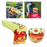 Maxbell Golf Putter Headcover Protection Wrap Exercise Driving Range Golf Club Cover Blade 18x18cm