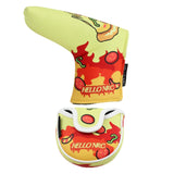 Maxbell Golf Putter Headcover Protection Wrap Exercise Driving Range Golf Club Cover Blade 18x18cm