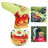 Maxbell Golf Putter Headcover Protection Wrap Exercise Driving Range Golf Club Cover Blade 18x18cm
