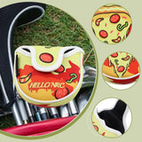 Maxbell Golf Putter Headcover Protection Wrap Exercise Driving Range Golf Club Cover Mallet 13x12cm