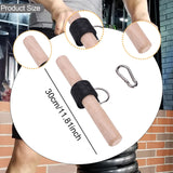 Maxbell Wooden Wrist and Forearm Blaster Arm Strength Exerciser Grip Strength Roller