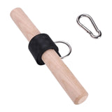 Maxbell Wooden Wrist and Forearm Blaster Arm Strength Exerciser Grip Strength Roller