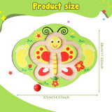 Maxbell Kids Wooden Balance Board Balance Training Exercising for Fitness Gym Sports Butterfly
