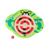 Maxbell Kids Wooden Balance Board Balance Training Exercising for Fitness Gym Sports Ladybug