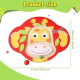 Maxbell Kids Wooden Balance Board Balance Training Exercising for Fitness Gym Sports Giraffe