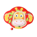 Maxbell Kids Wooden Balance Board Balance Training Exercising for Fitness Gym Sports Giraffe