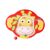 Maxbell Kids Wooden Balance Board Balance Training Exercising for Fitness Gym Sports Giraffe