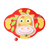 Maxbell Kids Wooden Balance Board Balance Training Exercising for Fitness Gym Sports Giraffe