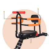 Maxbell Front Mounted Child Bike Seat Portable for Children Aged 6 Months to 7 Years