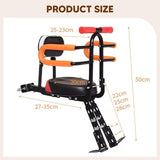 Maxbell Front Mounted Child Bike Seat Portable for Children Aged 6 Months to 7 Years