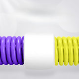 Maxbell Foldable Fitness Hoop Supplies Belly Circle for Indoor Waist Pilate Home Gym