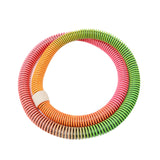 Maxbell Foldable Fitness Hoop Supplies Belly Circle for Indoor Waist Pilate Home Gym