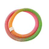 Maxbell Foldable Fitness Hoop Supplies Belly Circle for Indoor Waist Pilate Home Gym