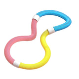 Maxbell Weighted Fitness Hoop Training Outdoor Foldable PVC Equipment for Travel Gym