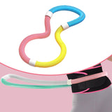 Maxbell Weighted Fitness Hoop Training Outdoor Foldable PVC Equipment for Travel Gym