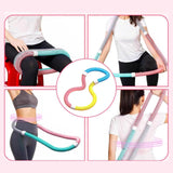 Maxbell Weighted Fitness Hoop Training Outdoor Foldable PVC Equipment for Travel Gym