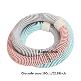 Maxbell Weighted Fitness Hoop for Adults Portable Comfortable Abdomen Fitness Circle