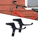 Maxbell 2 Pieces Kids Bike Brake Levers Hand Brake Lever Sturdy Children Bike Brakes Black
