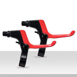 Maxbell 2 Pieces Kids Bike Brake Levers Hand Brake Lever Sturdy Children Bike Brakes Black Red