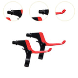 Maxbell 2 Pieces Kids Bike Brake Levers Hand Brake Lever Sturdy Children Bike Brakes Black Red