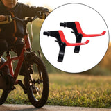 Maxbell 2 Pieces Kids Bike Brake Levers Hand Brake Lever Sturdy Children Bike Brakes Black Red