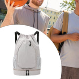 Maxbell Tennis Backpack Portable Badminton Racket Bag for Men Gym Outdoor Activities Gray