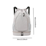 Maxbell Tennis Backpack Portable Badminton Racket Bag for Men Gym Outdoor Activities Gray