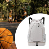 Maxbell Tennis Backpack Portable Badminton Racket Bag for Men Gym Outdoor Activities Gray