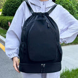 Maxbell Tennis Backpack Portable Badminton Racket Bag for Men Gym Outdoor Activities Black