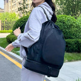 Maxbell Tennis Backpack Portable Badminton Racket Bag for Men Gym Outdoor Activities Black