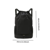 Maxbell Tennis Backpack Portable Badminton Racket Bag for Men Gym Outdoor Activities Black