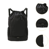 Maxbell Tennis Backpack Portable Badminton Racket Bag for Men Gym Outdoor Activities Black