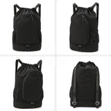 Maxbell Tennis Backpack Portable Badminton Racket Bag for Men Gym Outdoor Activities Black