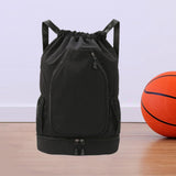 Maxbell Tennis Backpack Portable Badminton Racket Bag for Men Gym Outdoor Activities Black