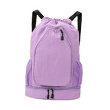 Maxbell Tennis Backpack Portable Badminton Racket Bag for Men Gym Outdoor Activities Purple