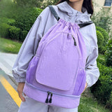 Maxbell Tennis Backpack Portable Badminton Racket Bag for Men Gym Outdoor Activities Purple