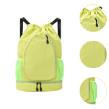 Maxbell Tennis Backpack Portable Badminton Racket Bag for Men Gym Outdoor Activities Green