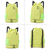 Maxbell Tennis Backpack Portable Badminton Racket Bag for Men Gym Outdoor Activities Green