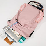 Maxbell Tennis Backpack Portable Badminton Racket Bag for Men Gym Outdoor Activities Pink