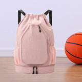 Maxbell Tennis Backpack Portable Badminton Racket Bag for Men Gym Outdoor Activities Pink