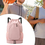 Maxbell Tennis Backpack Portable Badminton Racket Bag for Men Gym Outdoor Activities Pink