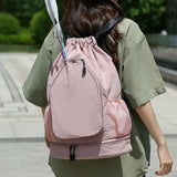 Maxbell Tennis Backpack Portable Badminton Racket Bag for Men Gym Outdoor Activities Pink