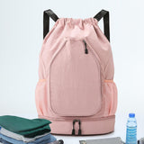 Maxbell Tennis Backpack Portable Badminton Racket Bag for Men Gym Outdoor Activities Pink