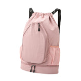 Maxbell Tennis Backpack Portable Badminton Racket Bag for Men Gym Outdoor Activities Pink